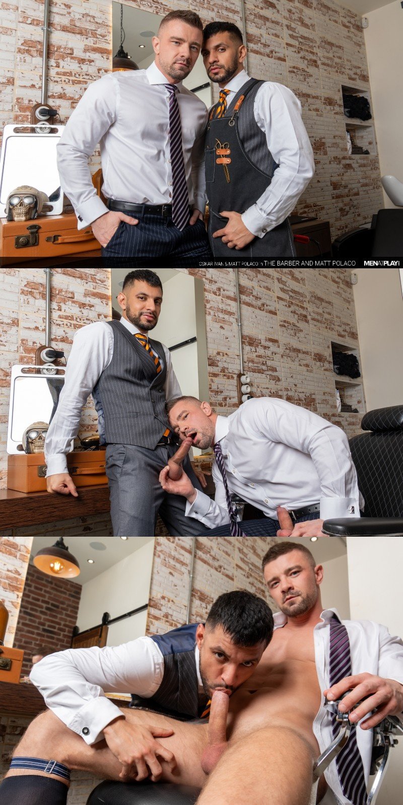 Polish Businessman Gets Fucked by His Barber in Shop