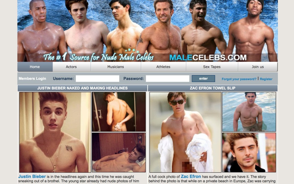 Male Celebs Review of malecelebs