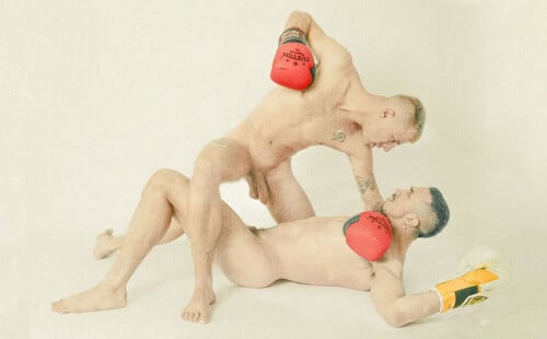 Ivan Hard and Stefan ballet boxing nude