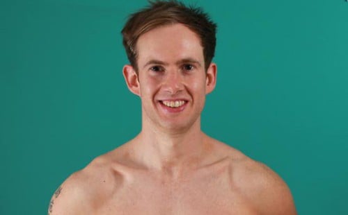 Athletic Ryan Lewis Strips Naked