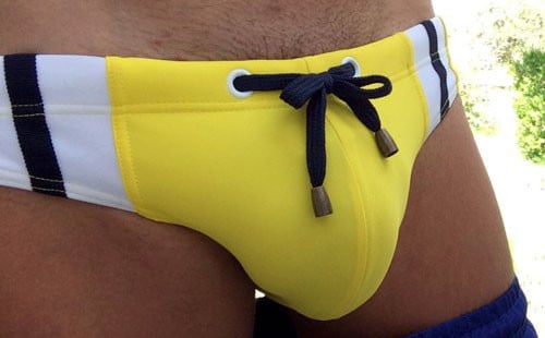 Some Nicely Filled Yellow Speedos