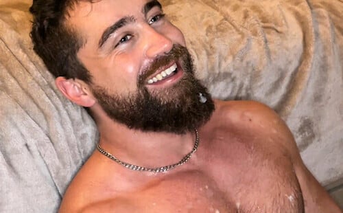 Cum hairy chest