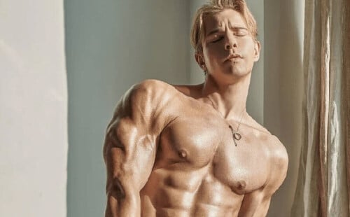 Ogling German Muscle Model Florian